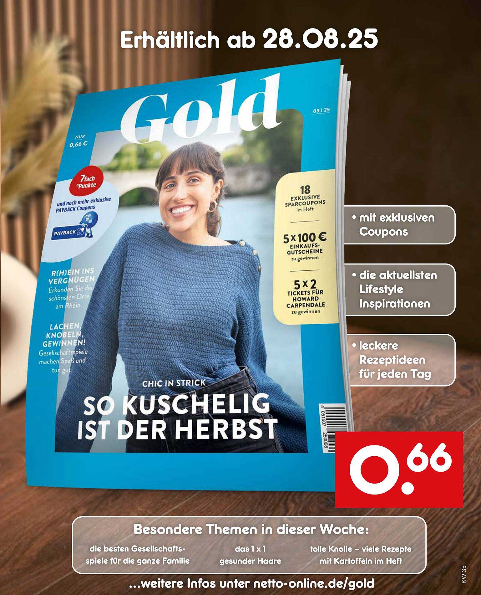 Gold Magazin September 2025 - So kuschelig ist der Herbst