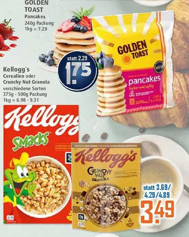 Golden Toast Pancakes 240g Packung