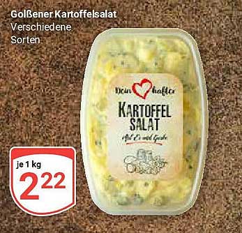 Goldener Kartoffelsalat - verschiedene Sorten