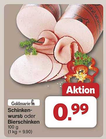 Goldmarie Schinkenwurst oder Bierschinken