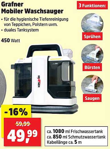 Grafner Mobiler Waschzuscher
