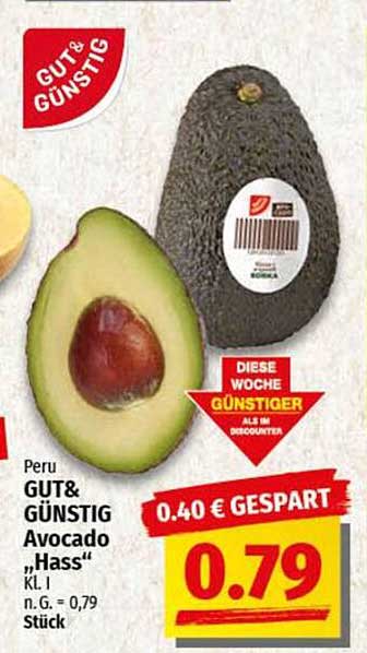 GUT& GÜNSTIG Avocado "Hass" Kl. I - Stück