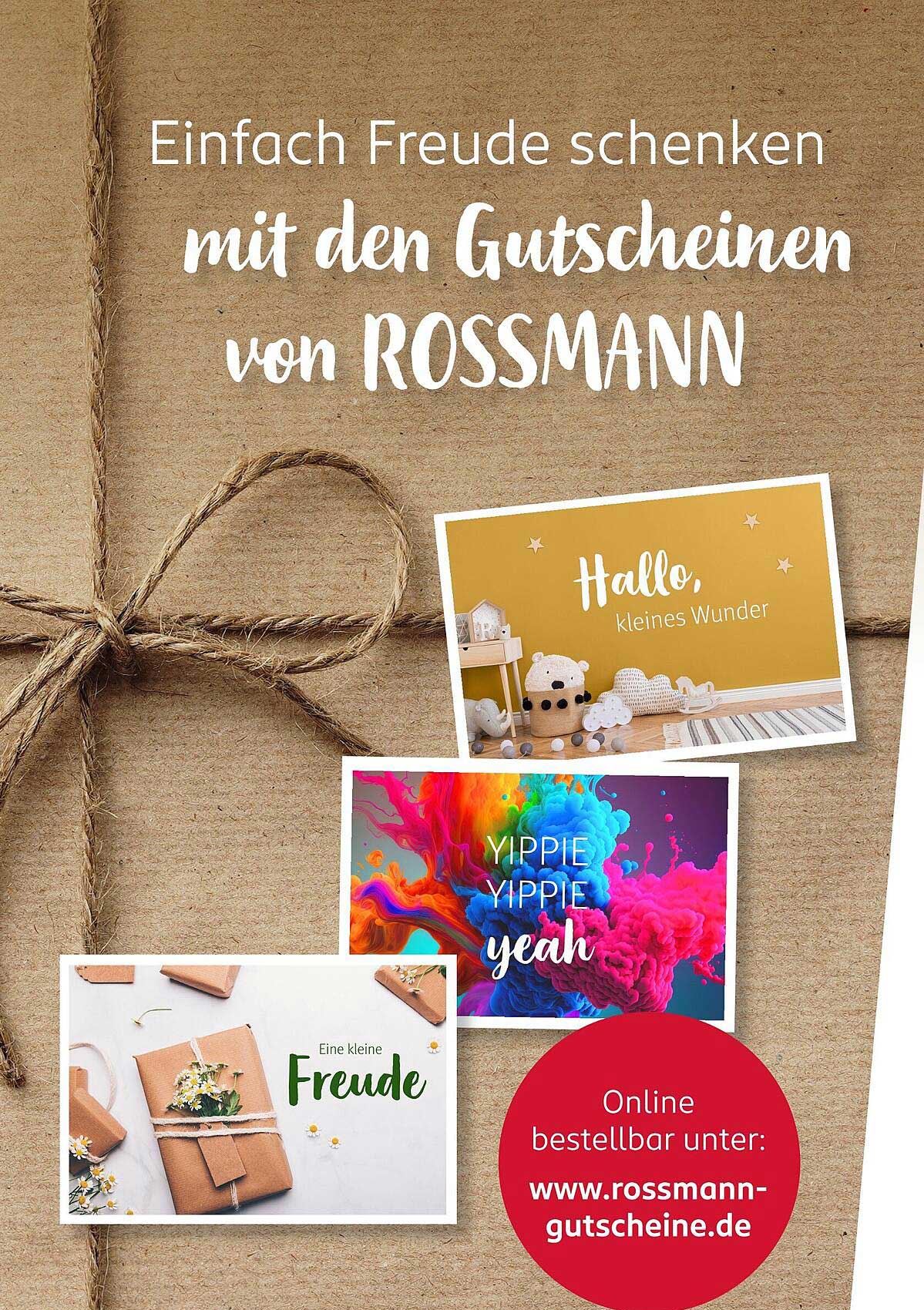 Gutscheine von Rossmann