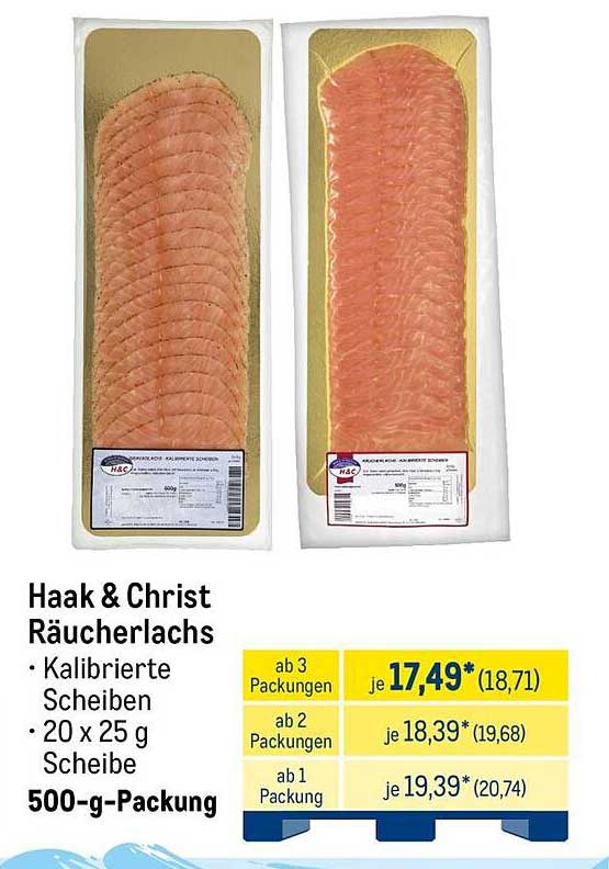 Haak & Christ Räucherlachs 500-g-Packung