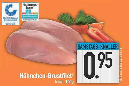 Hähnchen-Brustfilet frisch, 100g