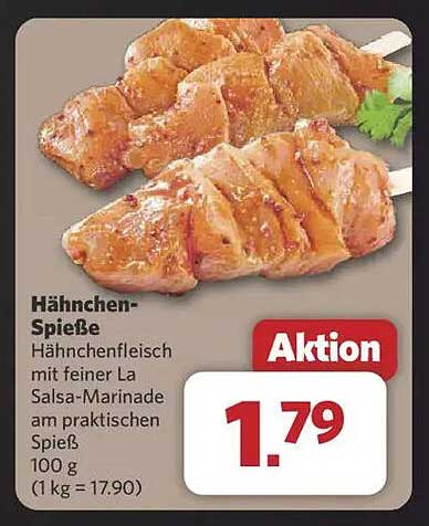 Hähnchen-Spieße mit feiner La Salsa-Marinade