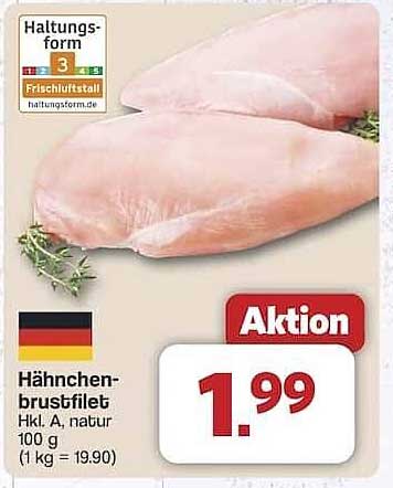 Hähnchenbrustfilet Hkl. A, natur