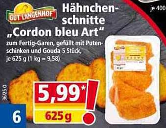 Hähnchenschnitte "Cordon bleu Art"