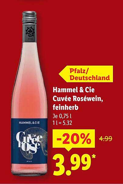 Hammel & Cie Cuvée Roséwein, feinherb