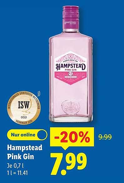 Hampstead Pink Gin