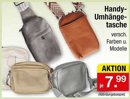 Handy-Umhängetasche - verschiedene Farben und Modelle