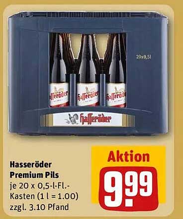 Hasseröder Premium Pils 20 x 0,5 l-FL.-Kasten