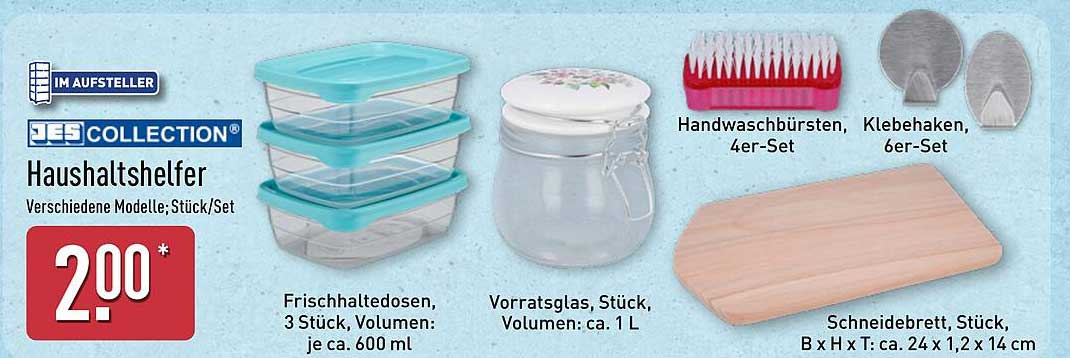Haushaltshelfer - JES Collection, verschiedene Modelle, Stück/Set