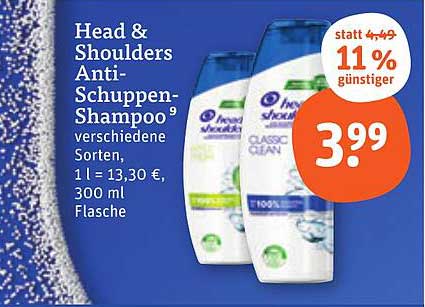 Head & Shoulders Anti-Schuppen-Shampoo 300 ml - Verschiedene Sorten