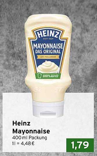 Heinz Mayonnaise 400 ml - Das Original