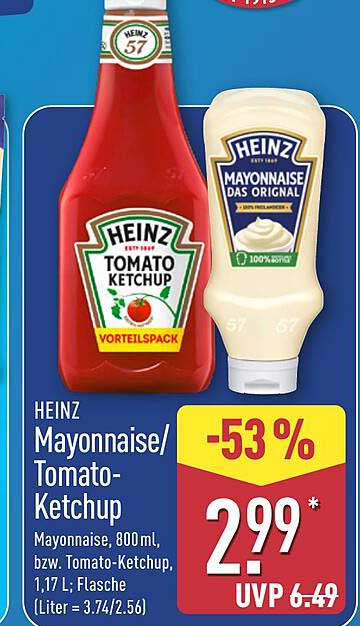 HEINZ Mayonnaise/Tomato-Ketchup Vorteilspack