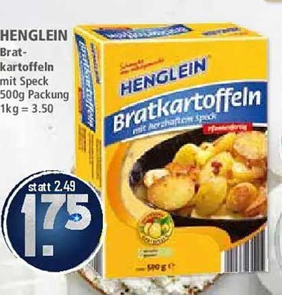 HENGLEIN Bratkartoffeln mit Speck 500g