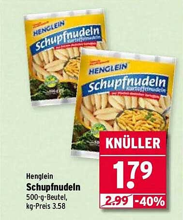 Henglein Schupfnudeln 500-g-Beutel