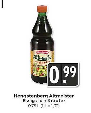 Hengstenberg Altmeister Essig auch Kräuter