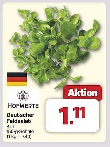 HofWerte Deutscher Feldsalat Kl.I 150-g-Schale