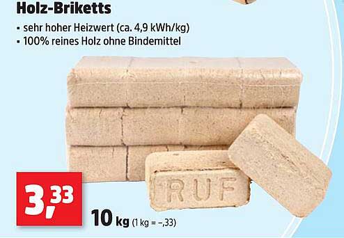 Holz-Briketts