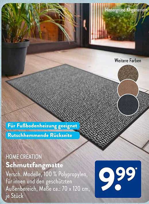 HOME CREATION Schmutzfangmatte, 100 % Polypropylen