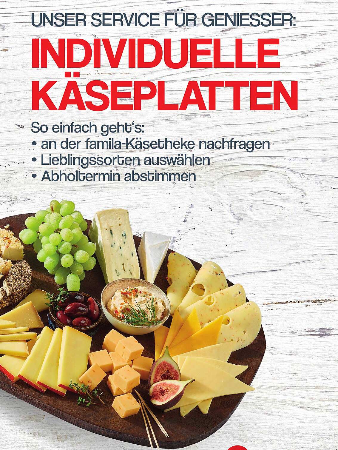 Individuelle Käseplatten