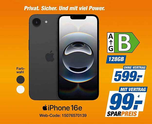 iPhone 16e 128GB