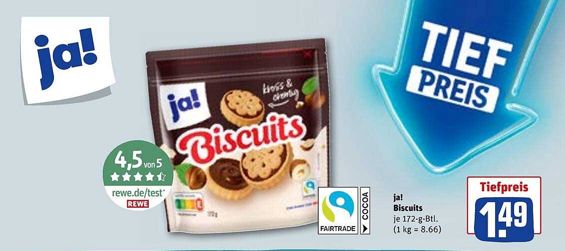 ja! Biscuits 172 g