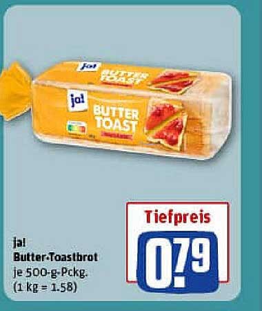 ja! Butter-Toastbrot 500 g