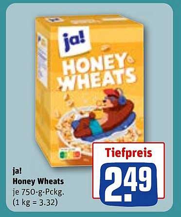 ja! Honey Wheats 750 g