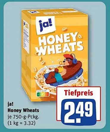 ja! Honey Wheats 750 g