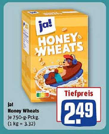 ja! Honey Wheats 750 g