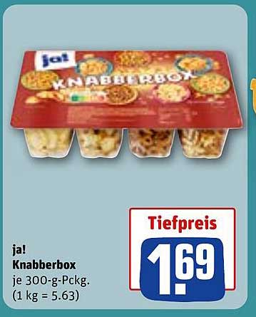 ja! Knabberbox je 300-g-Pckg.