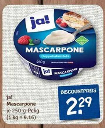 ja! Mascarpone 250 g