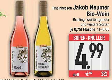 Jakob Neumer Bio-Wein - Riesling, Weißburgunder und mehr