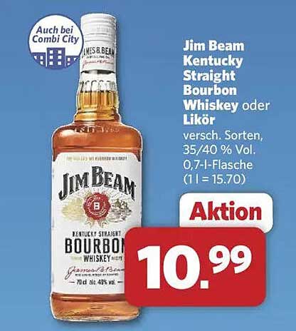 Jim Beam Kentucky Straight Bourbon Whiskey oder Likör
