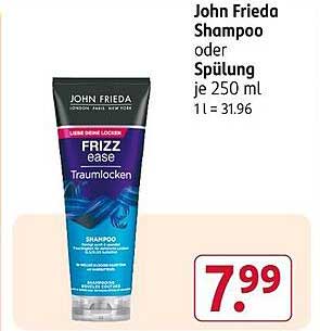 John Frieda Frizz Ease Shampoo oder Spülung 250 ml