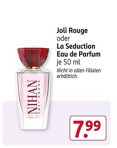 Joli Rouge oder La Seduction Eau de Parfum je 50 ml