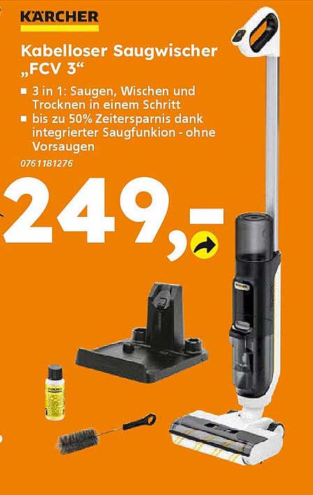 Kabelloser Saugwischer „FCV 3“