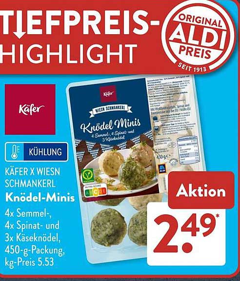 Käfer x Wiesn Schmankerl Knödel-Minis