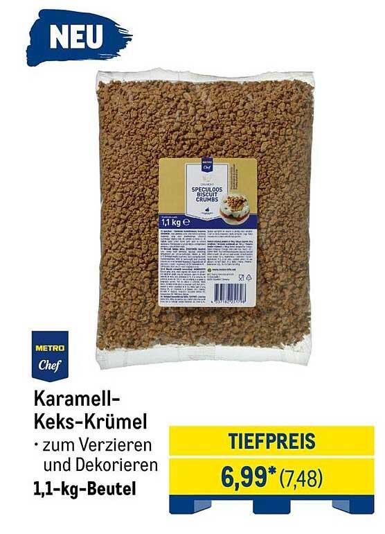 Karamell-Keks-Krümel - 1,1 kg