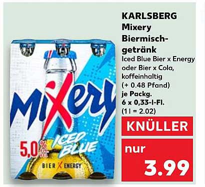 Karlsberg Mixery Biermischgetränk Iced Blue