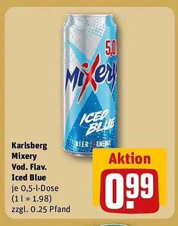 Karlsberg Mixery Vod. Flav. Iced Blue 0,5 l Dose