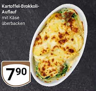 Kartoffel-Brokkoli-Auflauf mit Käse überbacken
