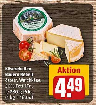 Käserebellen Bauern Rebell - österr. Weichkäse, 50% Fett i.Tr.