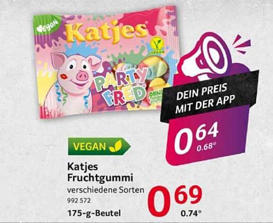 Katjes Fruchtgummi Party Fred - verschiedene Sorten