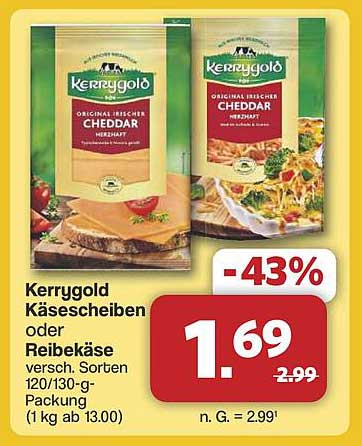Kerrygold Käse 120/130-g-Packung zum Sonderpreis