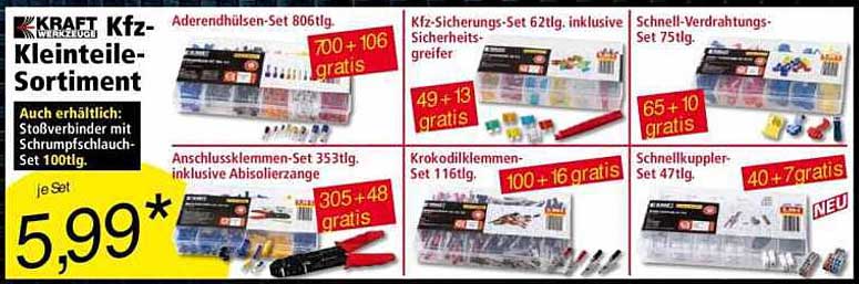 Kfz-Kleinteile-Sortiment - Ihr perfekter Begleiter für Fahrzeugreparaturen