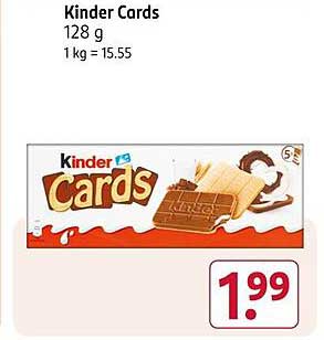 Kinder Cards 128 g